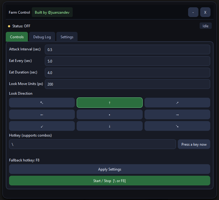 Farm Control launcher screenshot